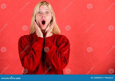 Surprised Woman Cant Believe Her Eyes Christmas Is Coming Soon Lack Of Time Shocked Face