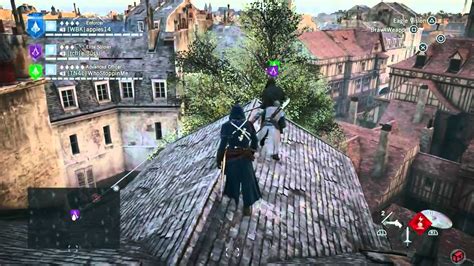 Assassin S Creed Unity Free Roam Player Co Op Parkour Youtube