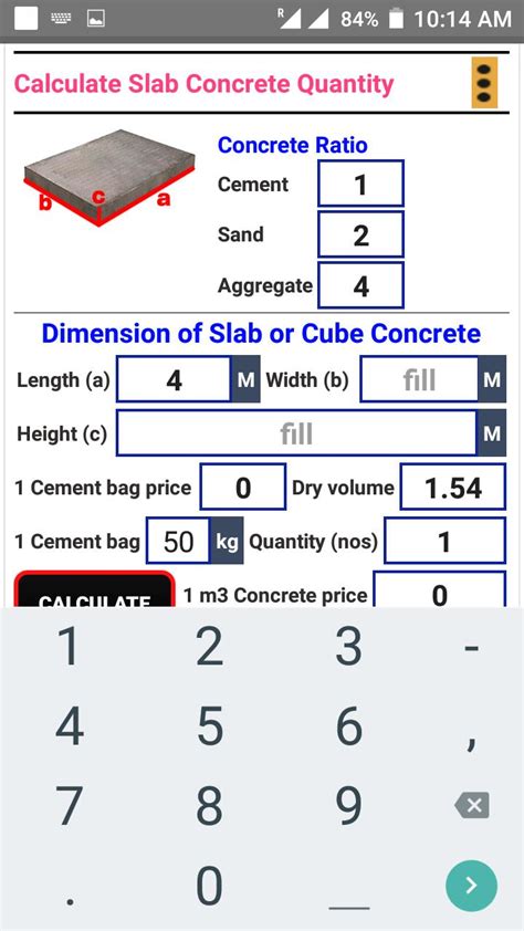 Concrete Volume Calculator App Updated Binder Concrete Calculator