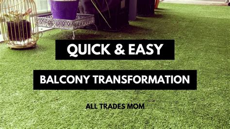 If you think fake grass could breathe new life into your balcony by creating a unique and quirky space you and your guests can enjoy , you'll probably have a lot of questions. DIY BALCONY TRANSFORMATION | Laying artificial grass on ...