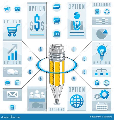 El Concepto Creativo Del Infographics L Piz Centr El Esquema Del