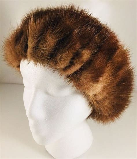 vintage pillbox mink fur hat 1950 s ebay fur hat hats mink fur
