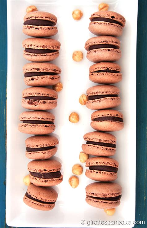 Chocolate And Hazelnut Macarons With Step By Step Photo Guide By