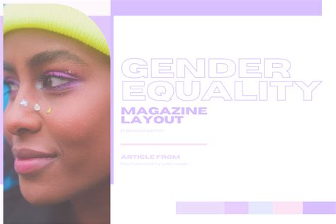 Gender Equality Magazine Layout On Behance