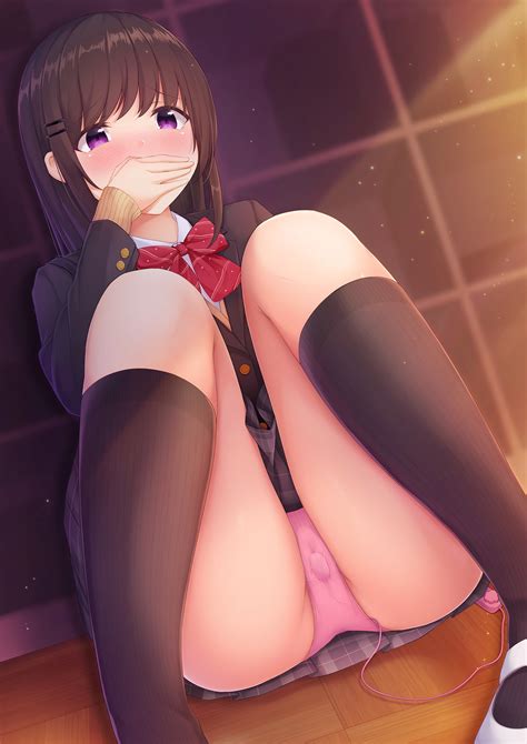 Rule 34 1girls Black Hair Blush Bowtie Clothing Covering Mouth