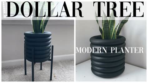 How To Make A Planter Dollar Tree Youtube