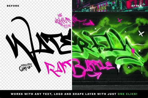 Graffiti Text Effect Vol9 Psd Text Style Hyperpix