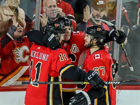 Calgary Flames Offence Comes To Life In Win Over Vegas Golden Knights Calgary Herald