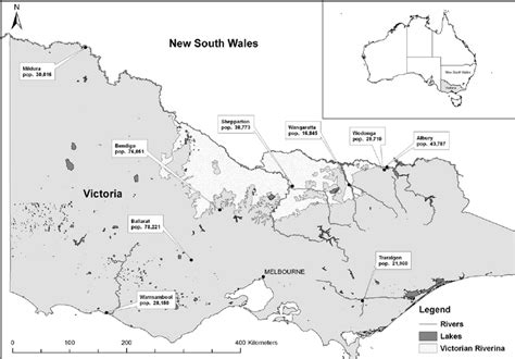 Victorian River Systems Map