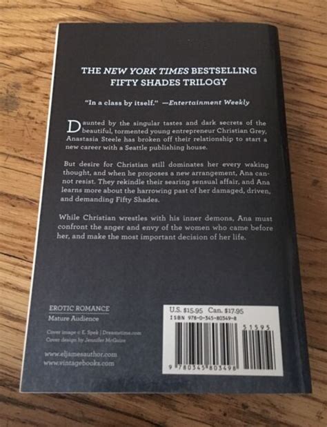 Fifty Shades Darker El James 1 Ny Best Seller Soft Cover Book New Ebay