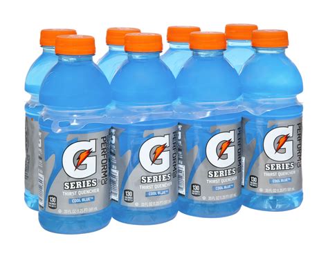 Gatorade Cool Blue Raspberry Thirst Quencher 20 Oz Bottles Shop