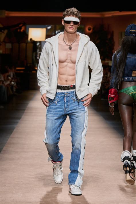 Dsquared2 Spring 2024 Preppy Goes Sensual