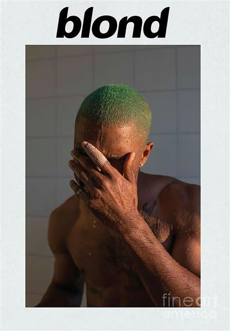 Frank Ocean Blond Poster In 2021 Album Cover Art Frank Ocean Poster