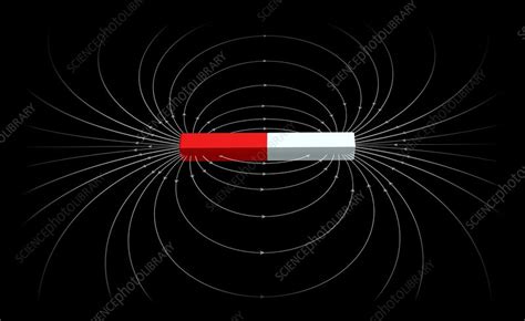 Magnetic Field Of A Bar Magnet Illustration Stock Image C0387897