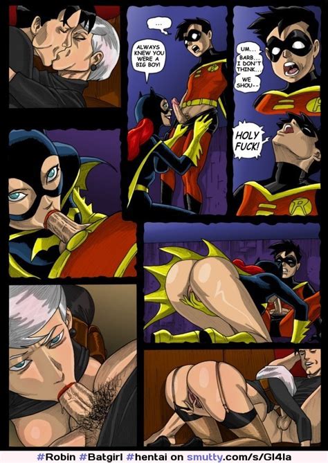 Robin Batgirl Hentai Toon Cartoon Drawing Dccomics