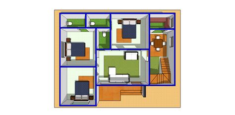 10 Nos Best 3d House Plan Design