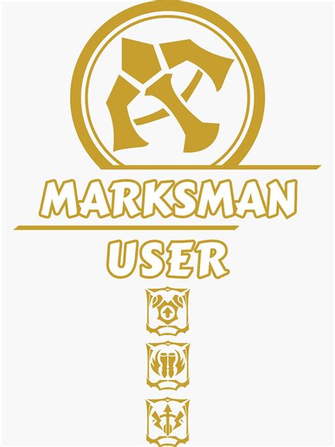 Mobile Legends Bang Bang Marksman User Tees Sticker For Sale By