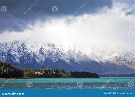 The Remarkables Mountain Range New Zealand Stock Image Image Of