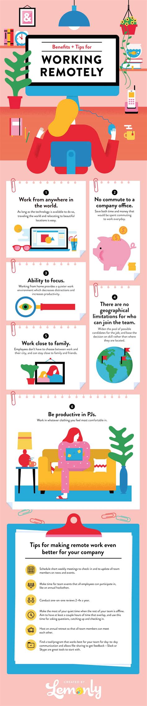 How To Work From Home Without Hating Your Life Daily Infographic