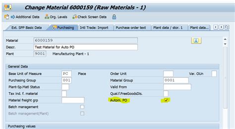 Automatic Creation Of Po By Goods Receipts Sap Blogs