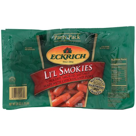 Eckrich Li L Smokies Smoked Sausage Party Pack Oz Dillons Food Stores