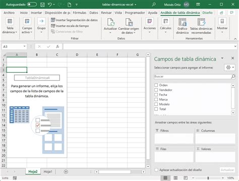 Tablas dinámicas en Excel System Plus Buga
