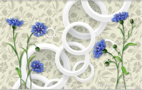 3d backgrounds for photoshop in psd and png formats, graphics, hq quality, wall free backgrounds, fast download from our website. 3d Room Wallpaper Warm Fashion Blue Flowers Wallpaper 3d ...