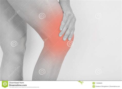 Knee Pain In Old Women Stock Photo Image Of Pain Caucasian 113698826