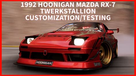 Forza Horizon 5 1992 HOONIGAN MAZDA RX 7 TWERKSTALLION Customization