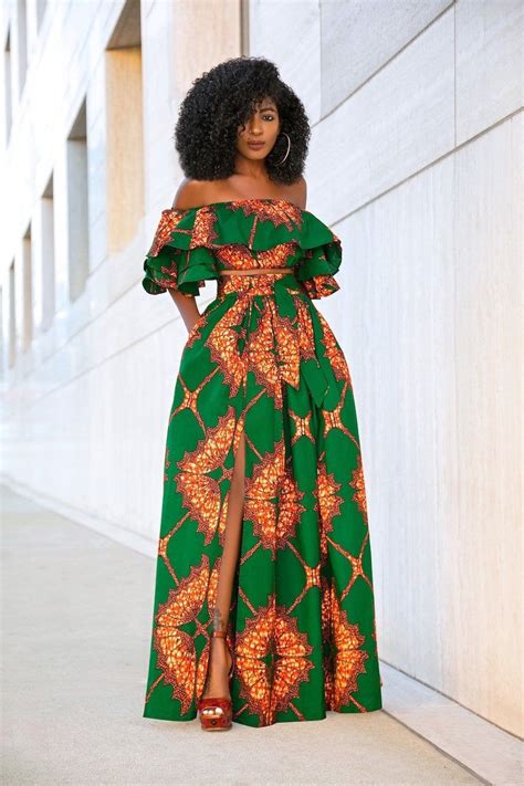 African Maxi Dress Ankara African Party Dresses African Dresses