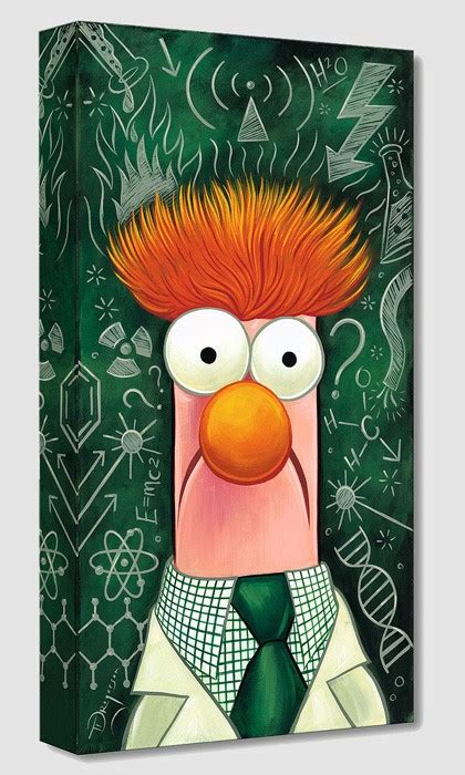 Tim Rogerson Beaker From The Muppet Show Gallery Wrapped Giclee On