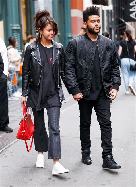 Selena Gomez And The Weeknd Hold Hands And Match In Nyc Pic