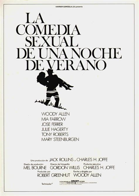Para El Sábado Noche Xii La Comedia Sexual De Una Noche De Verano De Woody Allen