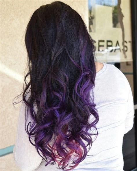 Purple And Pink Vivid Colors Pravana Color Melt Long Hair Styles