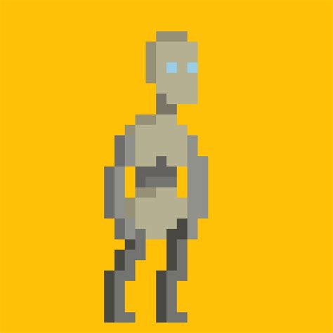 Editing Basic Robot Idle Animation Free Online Pixel Art Drawing Tool