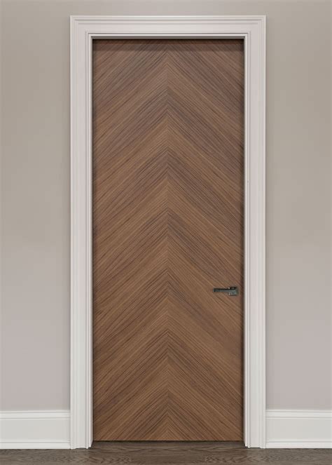 Modern Interior Modern Interior Door Custom Single Wood Veneer