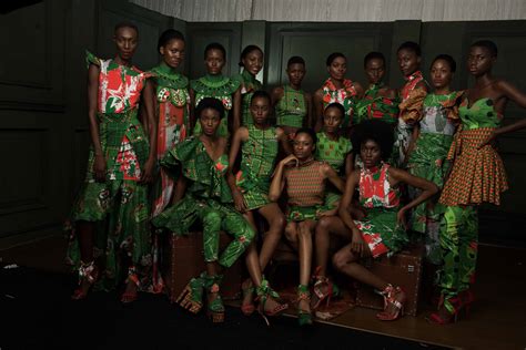 Models Wearing The Africa Inspired Fashion By Heineken At The Heineken Lagos Fashion And Design