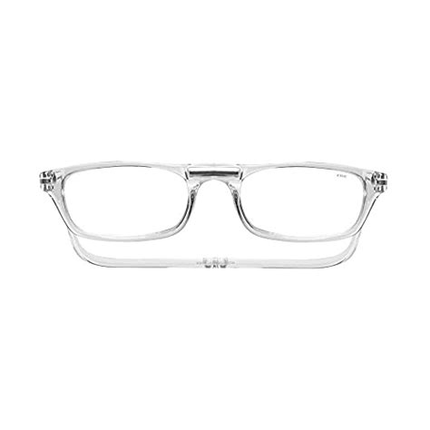 clic magnetic reading glasses in clear 1 50 health beauty personal care vision care eyeglasses