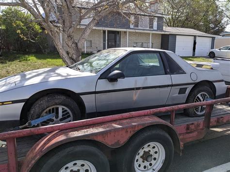This 600 Junkyard Pontiac Fiero Was Once Used At Gms Desert Proving
