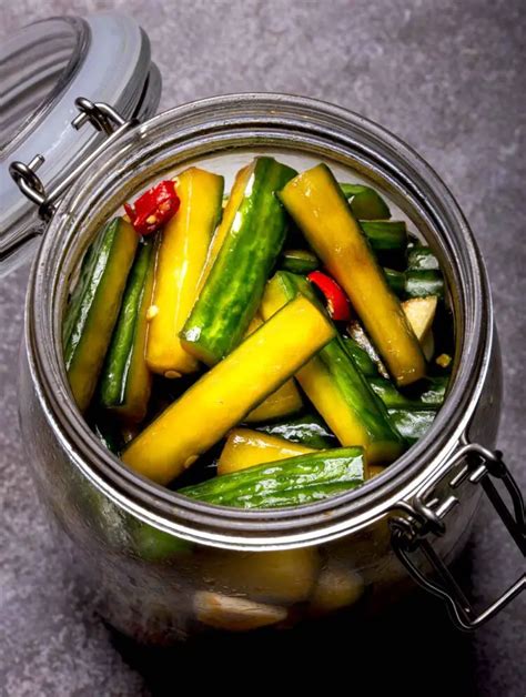 Asian Pickled Cucumber Cooking With Lei