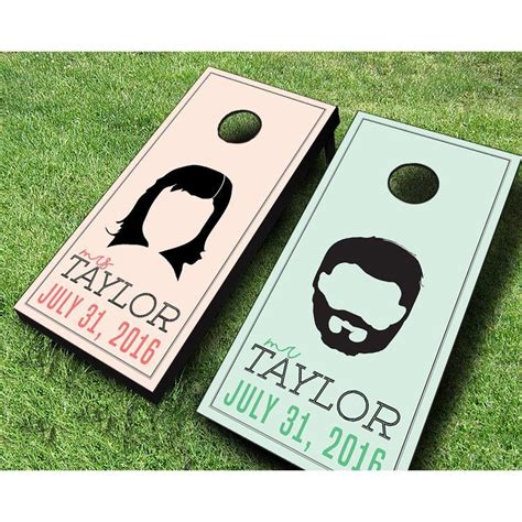 You can play the game on smartphone and tablet (iphone, ipad, samsung, android devices and windows phone). 2' x 4' Wedding Hairstyles Cornhole Set | Cornhole wedding ...