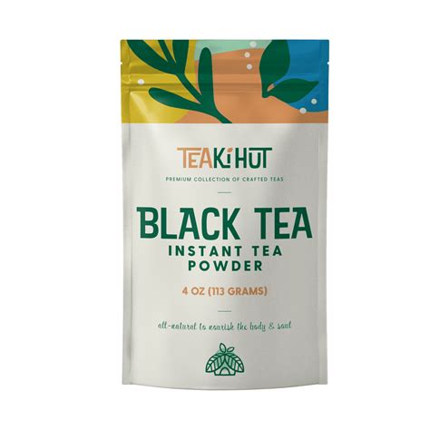 Teaki Hut Instant Black Tea Powder 4oz 113 Servings 100 Pure Tea