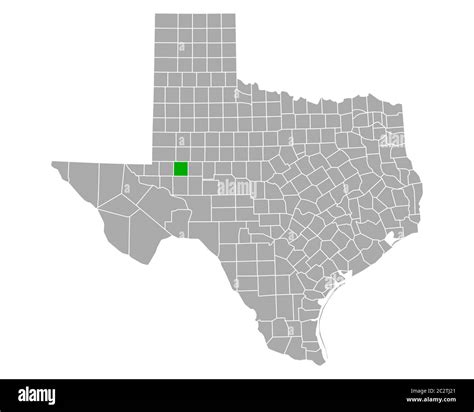 Map Of Midland In Texas Stock Photo Alamy