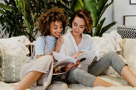 couples book cute lesbian couples reading books books to read mixed race boho living room