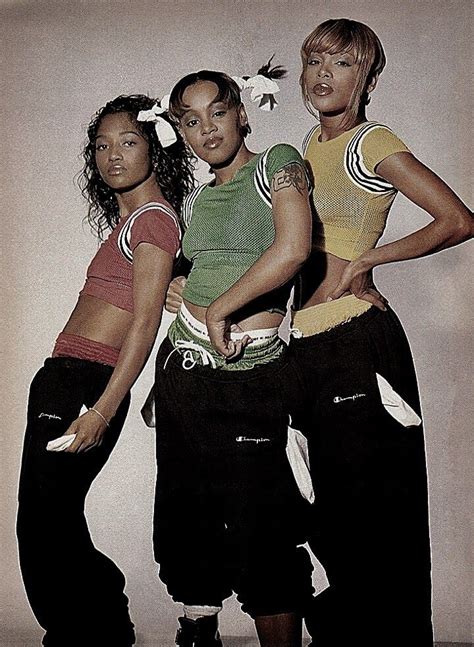 Pin By Diamond Perry On Tlc Photoshoot 1994 Hip Hop Outfits Black Is