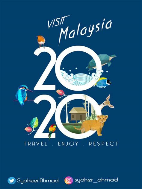 Malaysians have to realise that the success of this campaign will benefit everyone as spillover from the tourist industry spreads to all businesses and industries, dr mahathir said in his opening speech. Visit Malaysia 2020 Logo Designed By Netizens