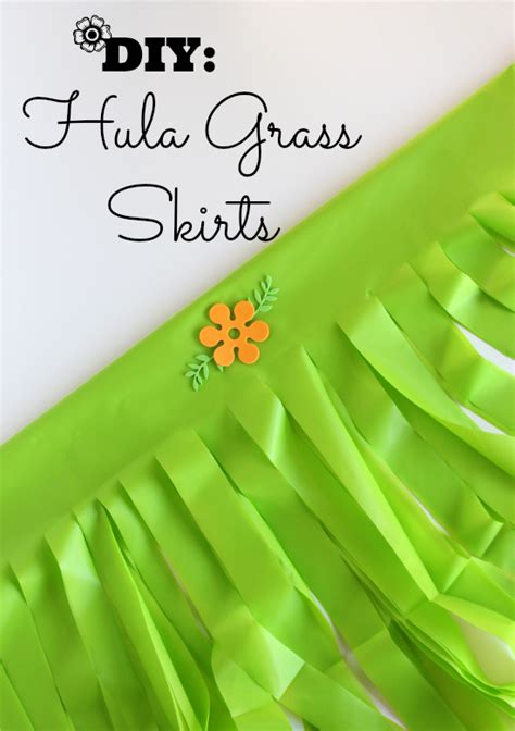 super simple hula diy grass skirts my star idea