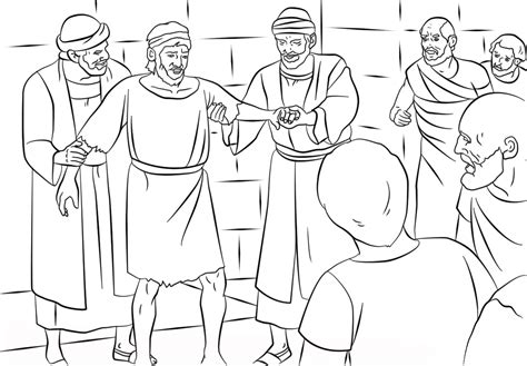 Paul And Barnabas In Lystra Coloring Page ColouringPages
