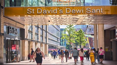 St Davids Dewi Sant Shopping Centre In Cardiff Walking Tour 4k Video