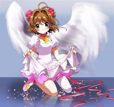 Cardcaptor Sakura Anime Sakura Kinomoto Anime Girls Angel 1500x1403